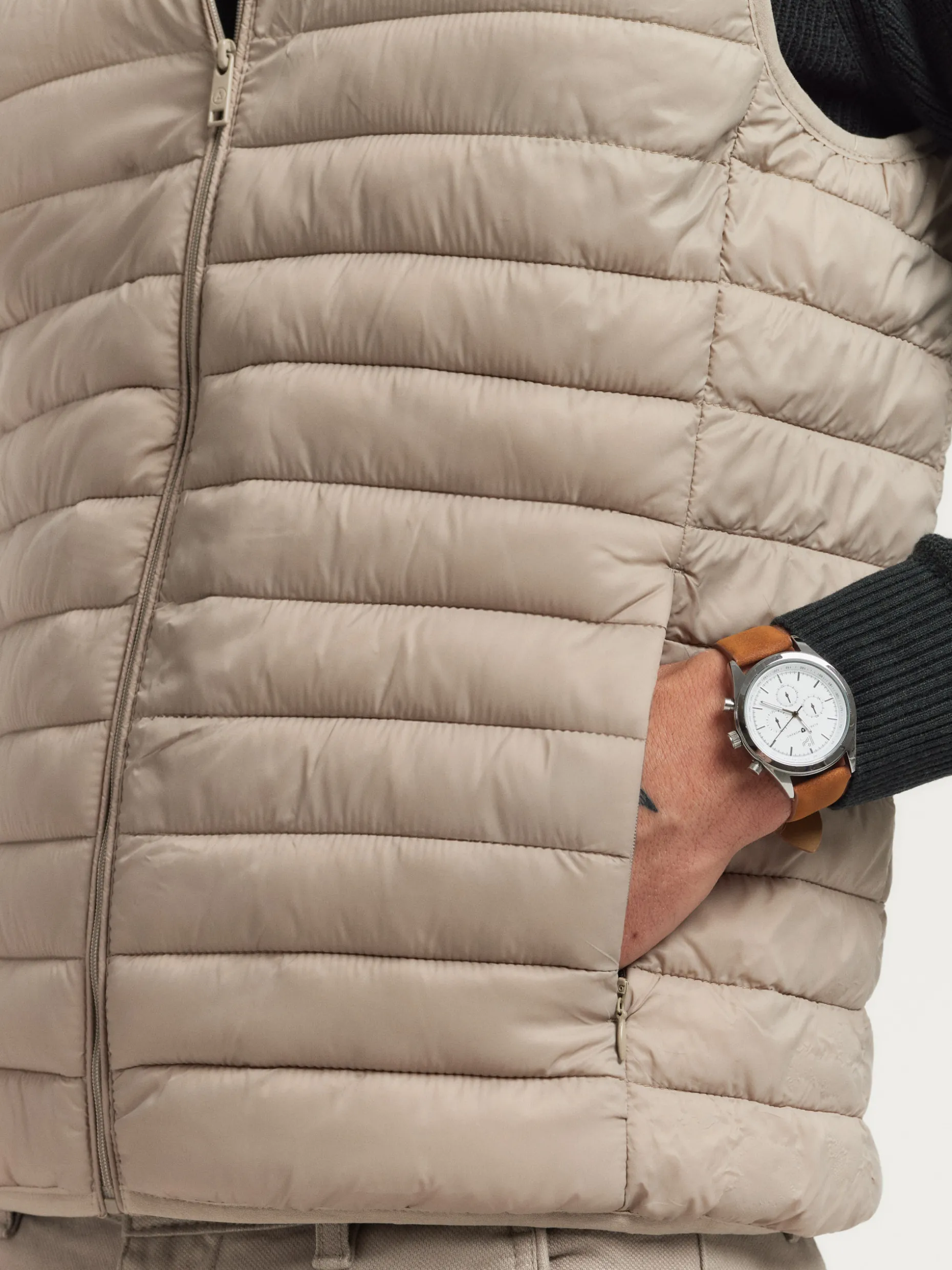 CHALECO NIRO BEIGE