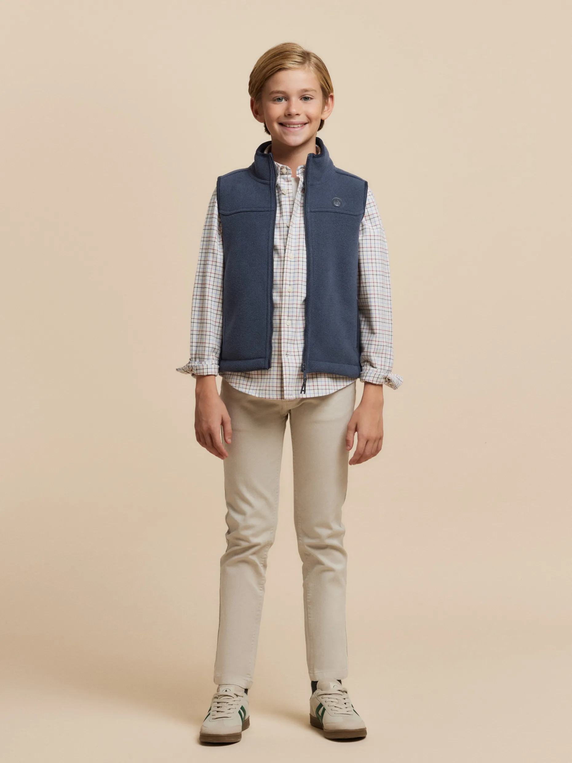 CHALECO SIERRA KIDS AZUL