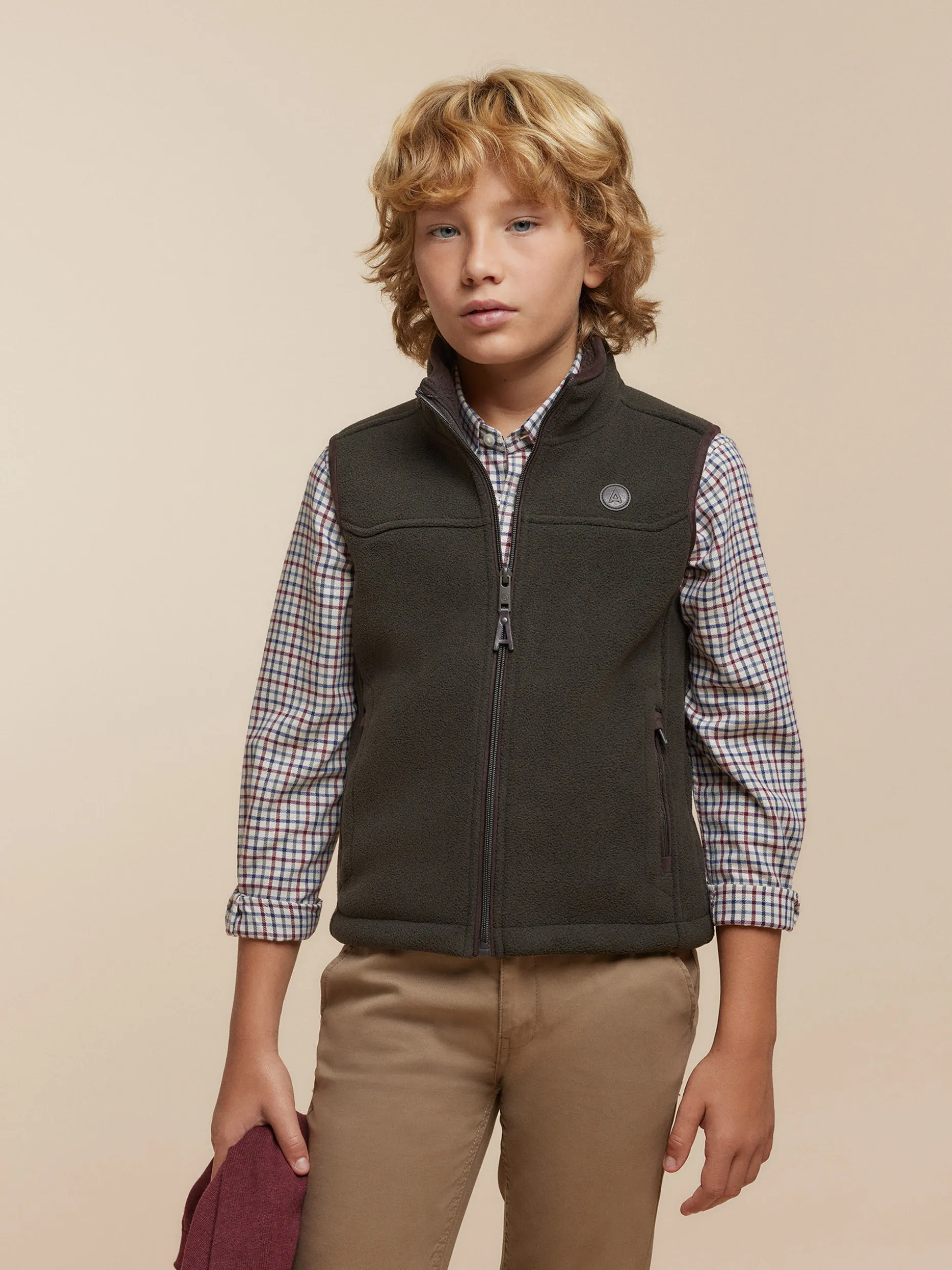 CHALECO SIERRA KIDS VERDE