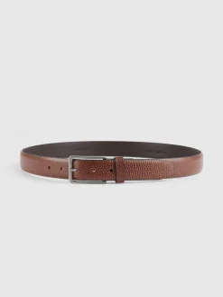 CINTURON VESTIR LEATHER MARRÓN