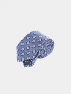 CORBATA JACQUARD MF AZUL