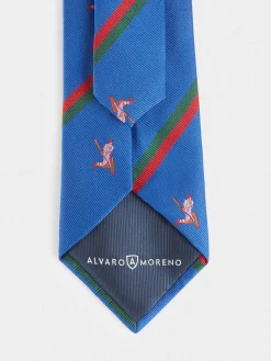 CORBATA JACQUARD MF AZUL