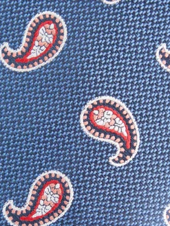 CORBATA JACQUARD MF AZUL