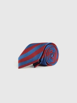 CORBATA JACQUARD MF AZUL