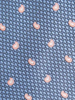 CORBATA JACQUARD MF AZUL