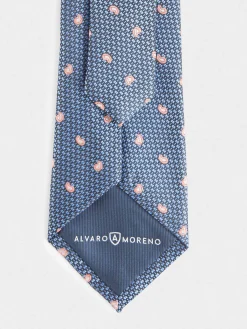 CORBATA JACQUARD MF AZUL