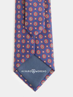 CORBATA JACQUARD MF AZUL
