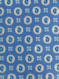 CORBATA JACQUARD MF AZUL