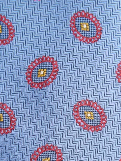CORBATA JACQUARD MF AZUL