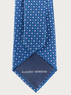 CORBATA JACQUARD MF AZUL