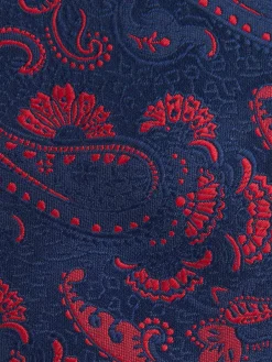 CORBATA JACQUARD MF AZUL MARINO