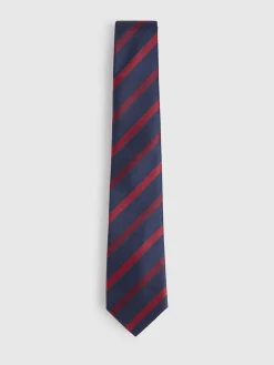 CORBATA JACQUARD MF AZUL MARINO