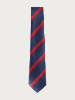 CORBATA JACQUARD MF AZUL MARINO