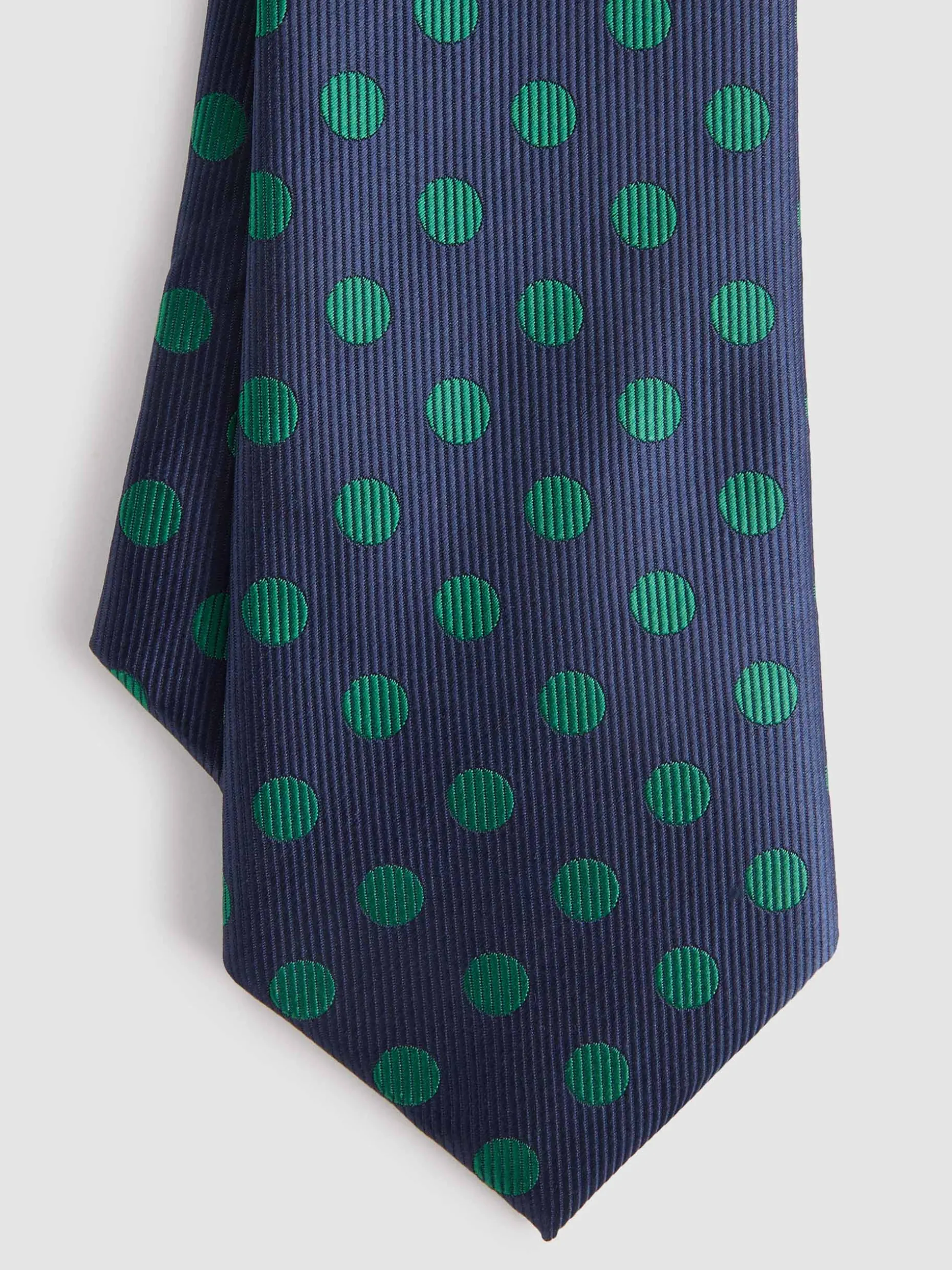 CORBATA JACQUARD MF AZUL MARINO