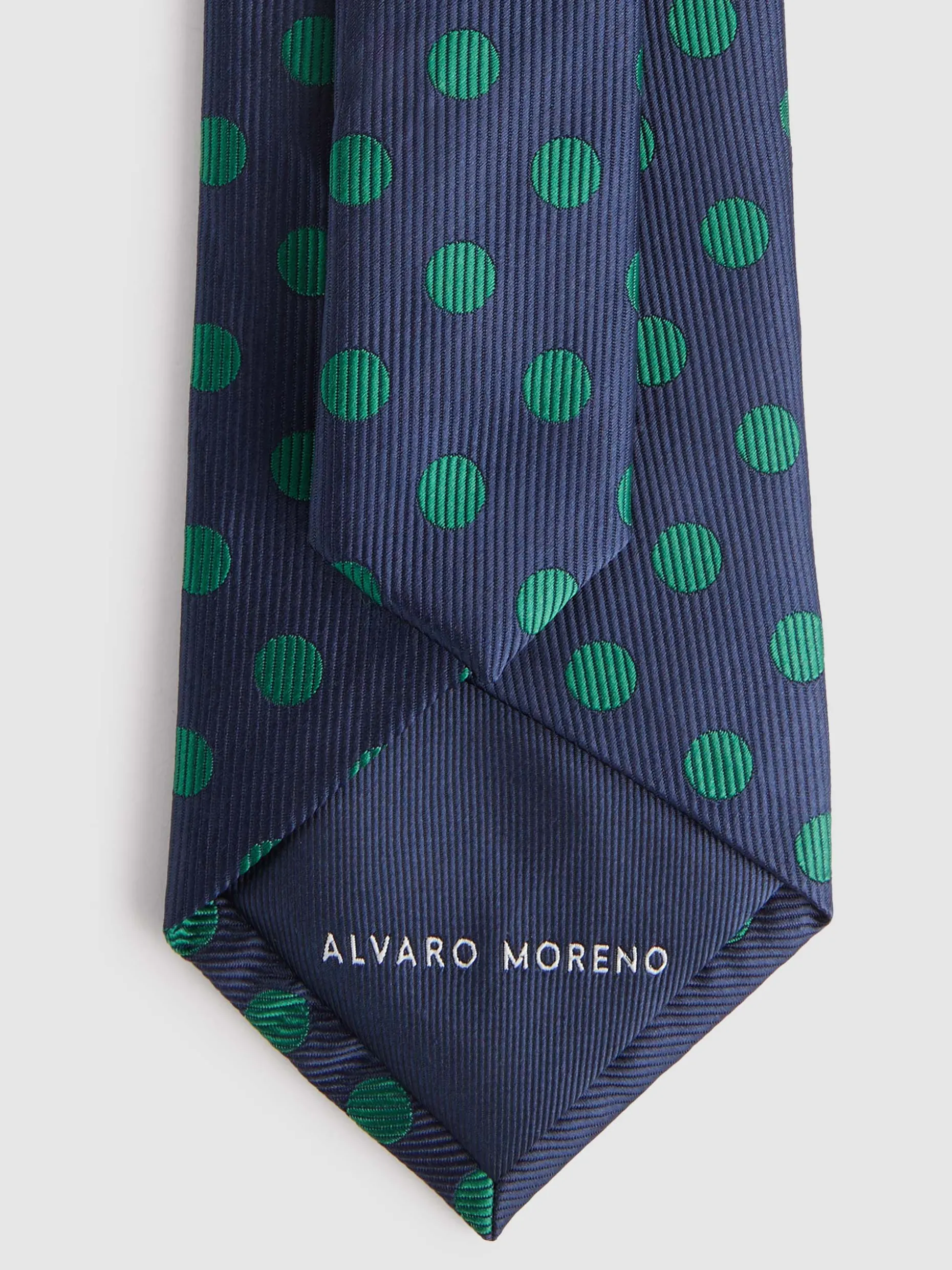 CORBATA JACQUARD MF AZUL MARINO