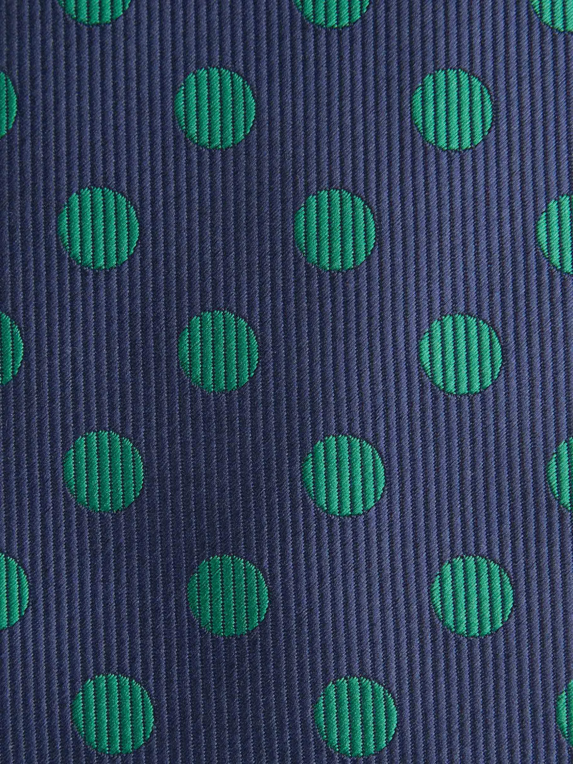 CORBATA JACQUARD MF AZUL MARINO