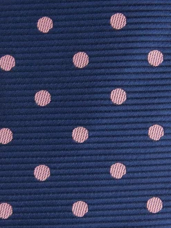 CORBATA JACQUARD MF AZUL MARINO
