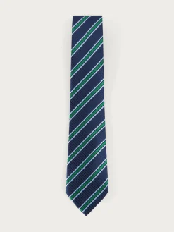 CORBATA JACQUARD MF AZUL MARINO
