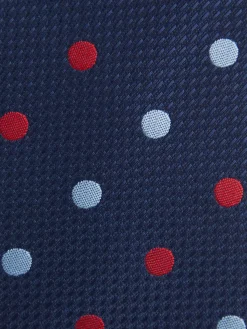 CORBATA JACQUARD MF AZUL MARINO