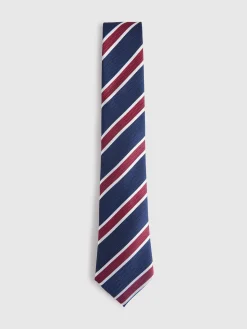 CORBATA JACQUARD MF AZUL MARINO