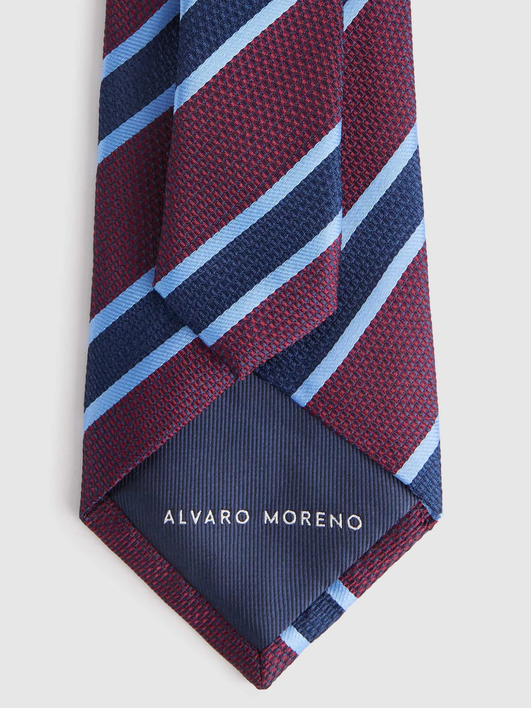 CORBATA JACQUARD MF AZUL MARINO