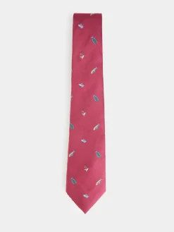 CORBATA JACQUARD MF BURDEOS