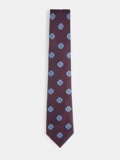 CORBATA JACQUARD MF BURDEOS
