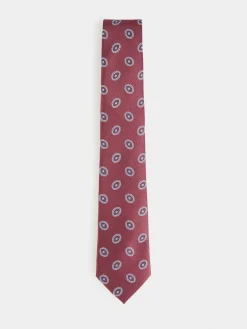 CORBATA JACQUARD MF BURDEOS