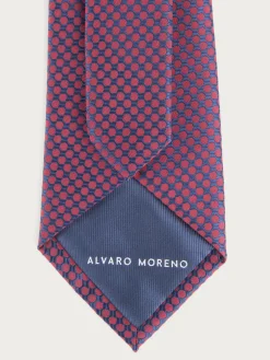 CORBATA JACQUARD MF BURDEOS