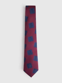 CORBATA JACQUARD MF BURDEOS