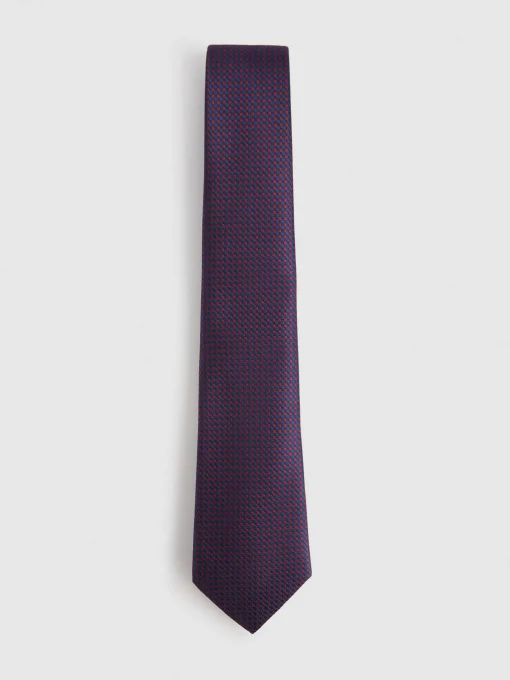 CORBATA JACQUARD MF BURDEOS