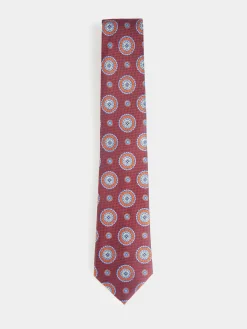 CORBATA JACQUARD MF ROJO