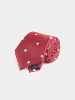 CORBATA JACQUARD MF ROJO