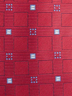 CORBATA JACQUARD MF ROJO