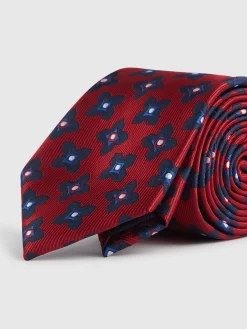 CORBATA JACQUARD MF ROJO
