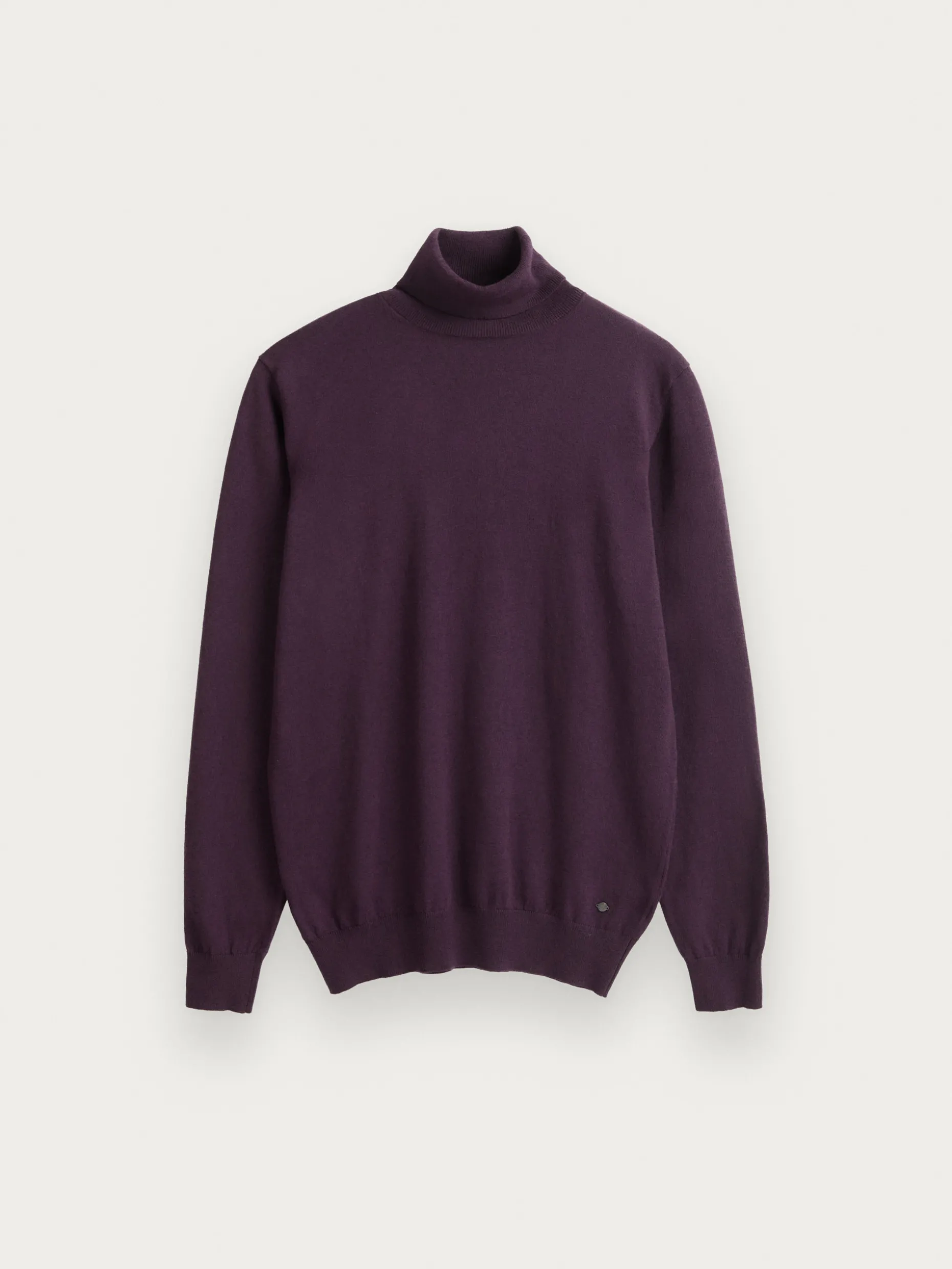 JERSEY ROLL COLLAR BURDEOS