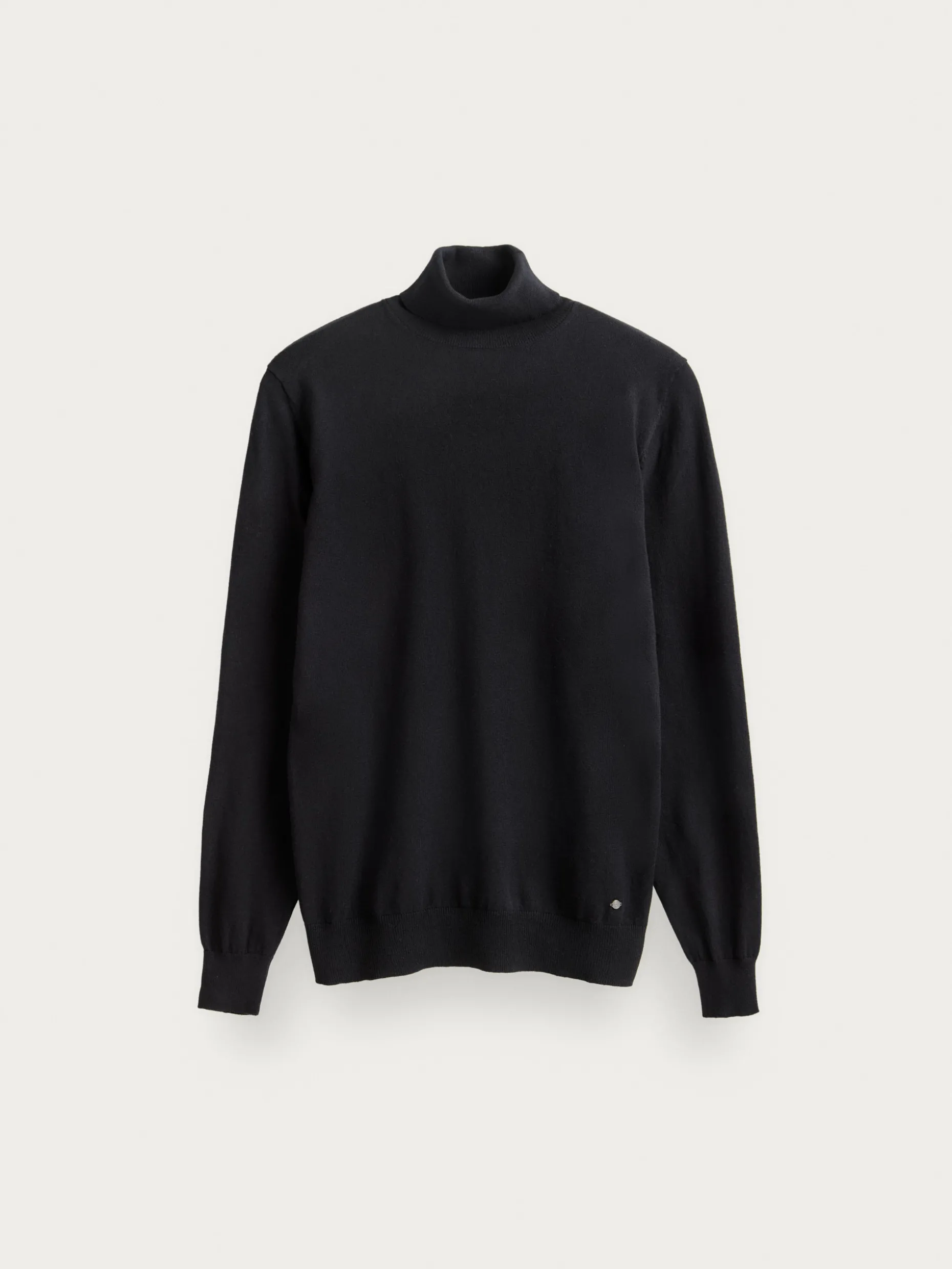 JERSEY ROLL COLLAR NEGRO