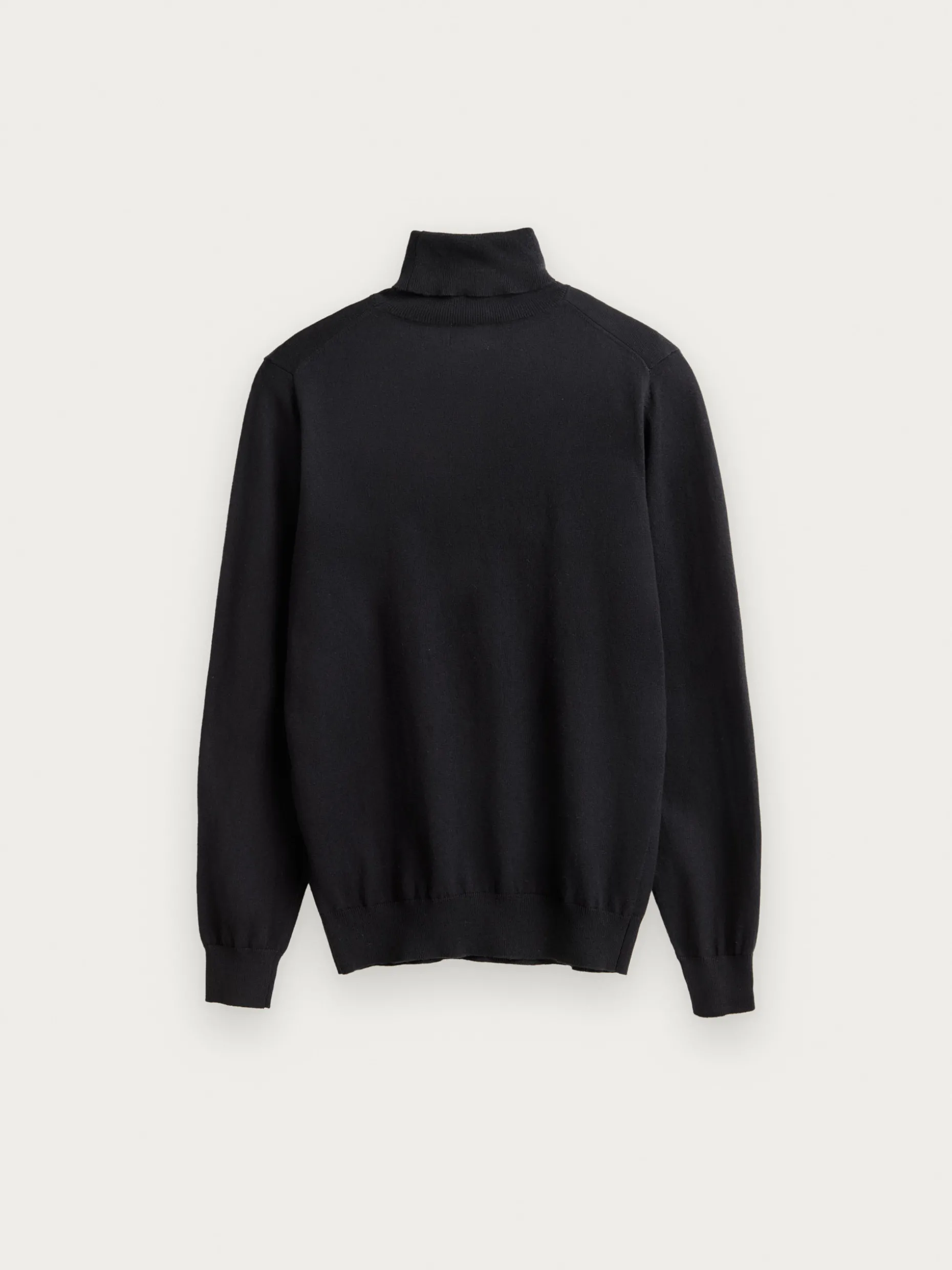 JERSEY ROLL COLLAR NEGRO