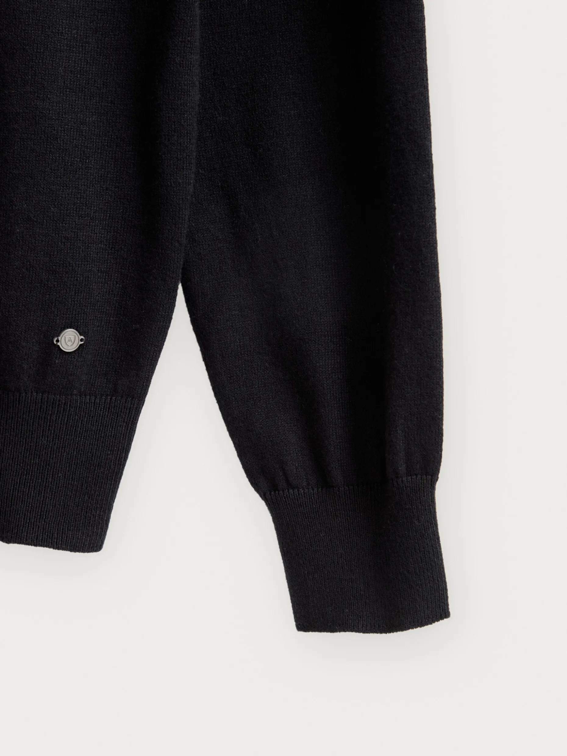 JERSEY ROLL COLLAR NEGRO