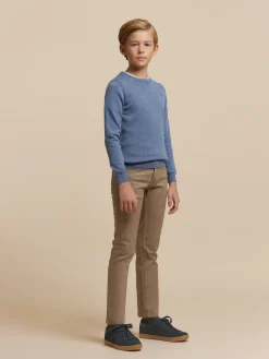 JERSEY ROUND NECK KIDS AZUL