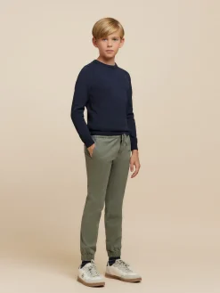 JERSEY ROUND NECK KIDS AZUL MARINO