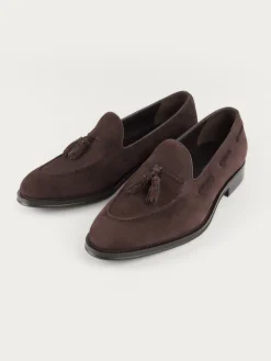 MOCASIN SERRAJE BORLAS MARRÓN