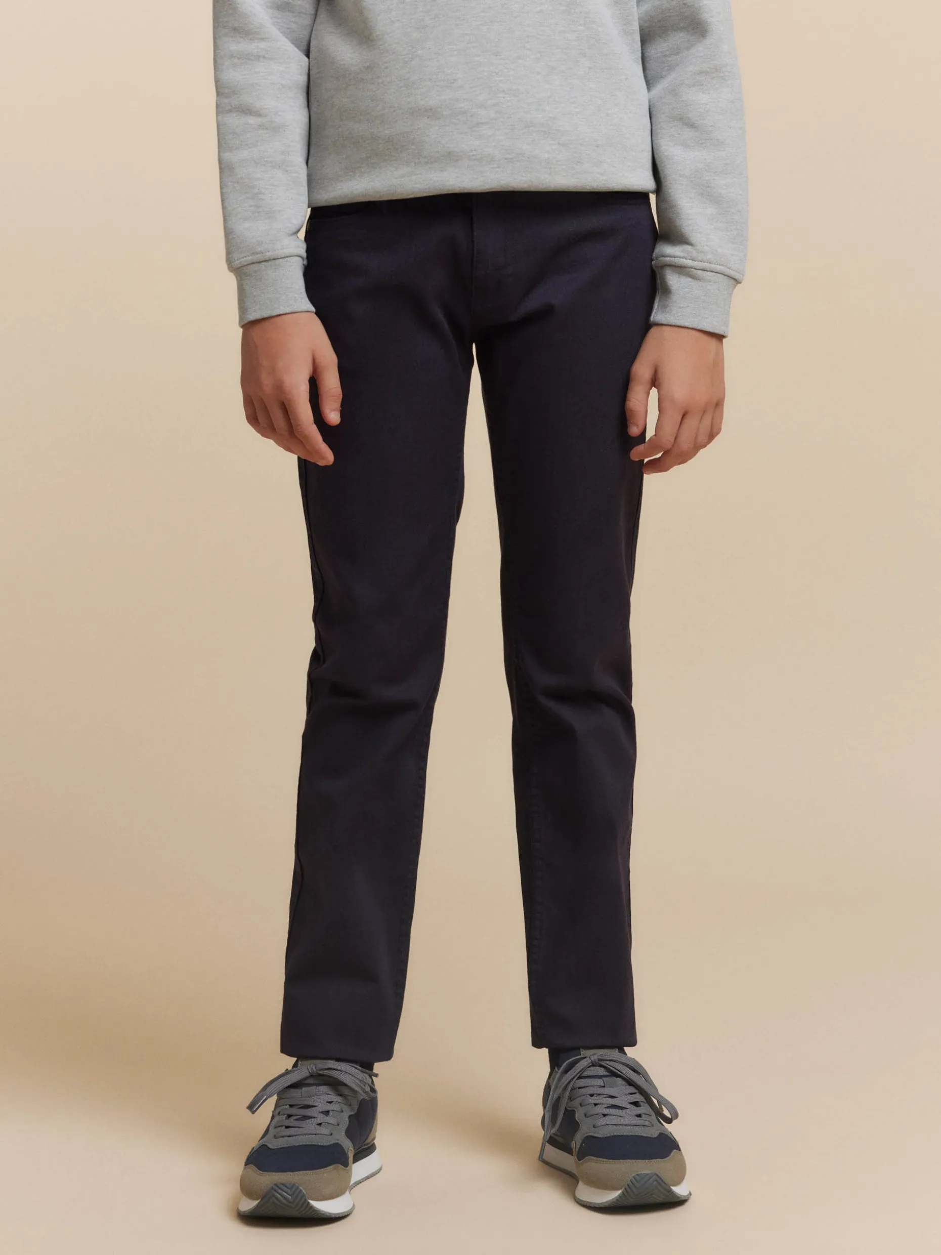 PANTALON 5 POCKETS KIDS AZUL MARINO