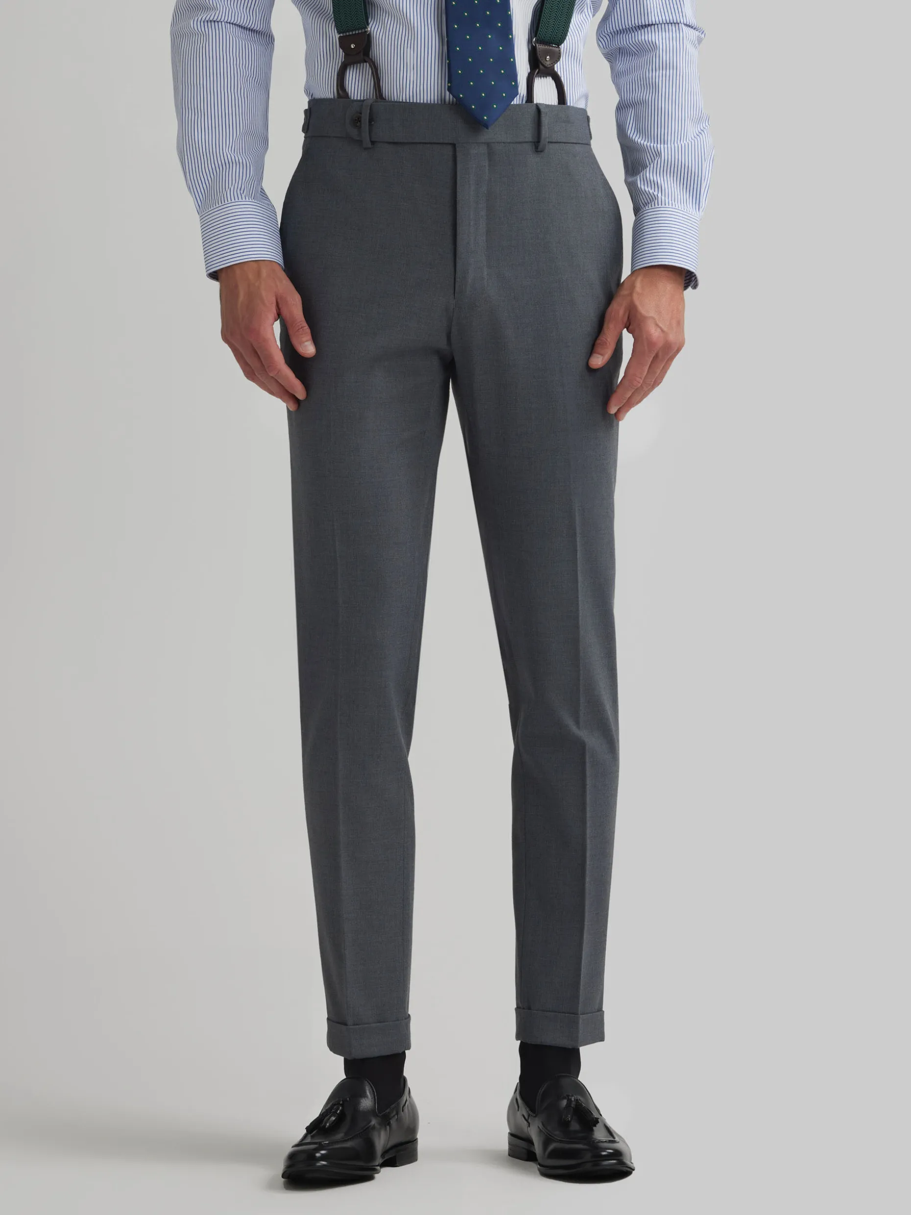 PANTALON CAPO FIL A FIL GRIS