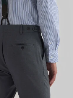 PANTALON CAPO FIL A FIL GRIS