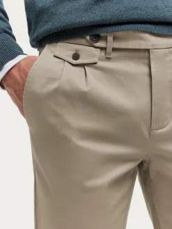 PANTALON CARROT BEIGE