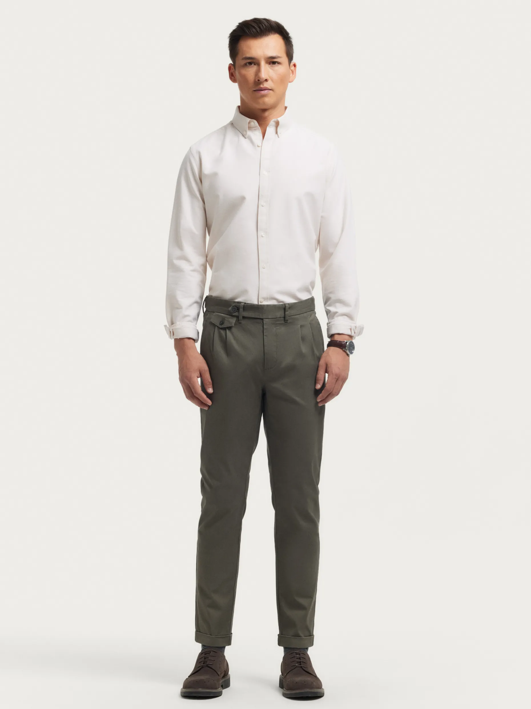 PANTALON CARROT VERDE