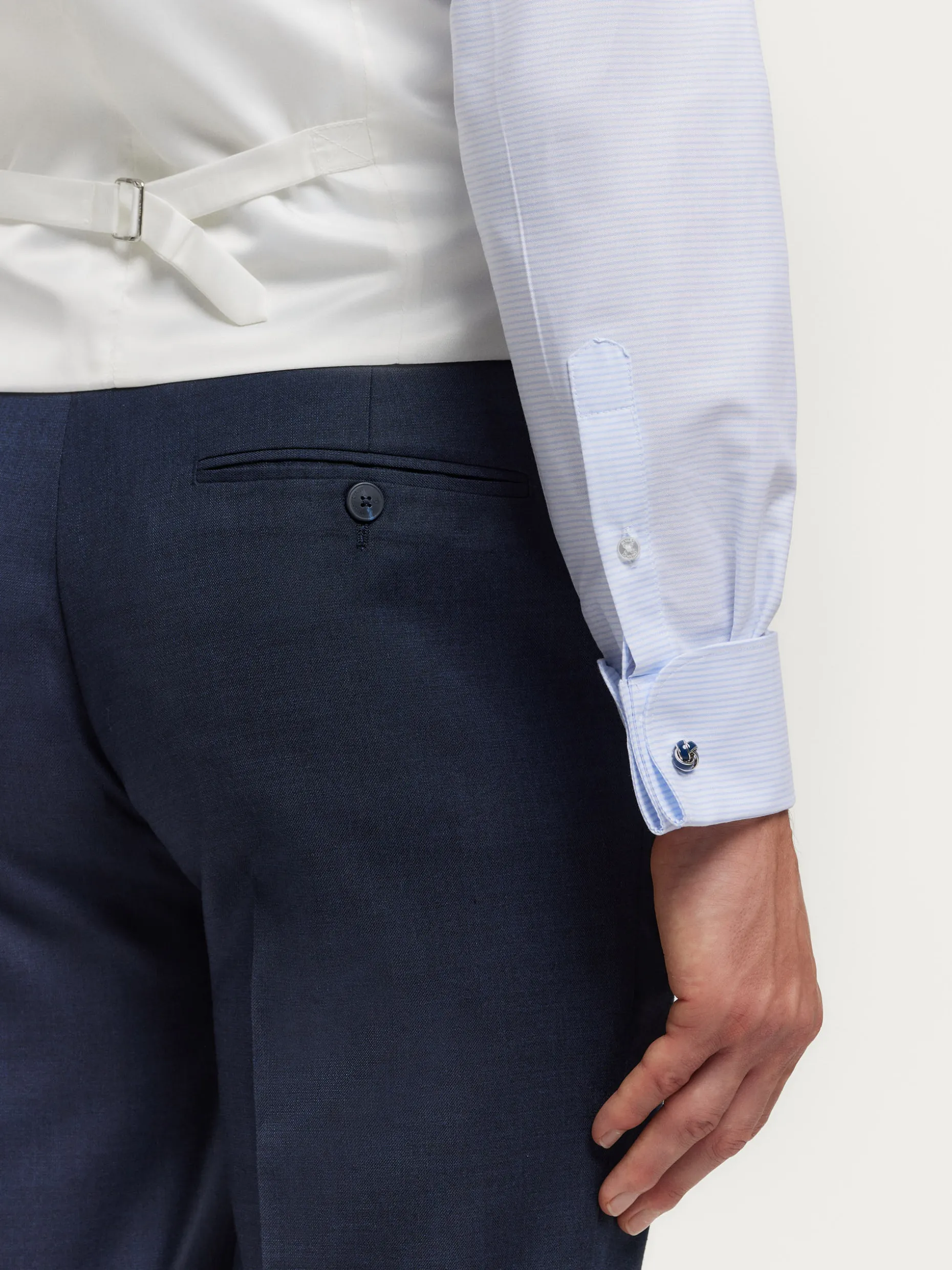 PANTALON CHAQUE WEDDING AZUL MARINO