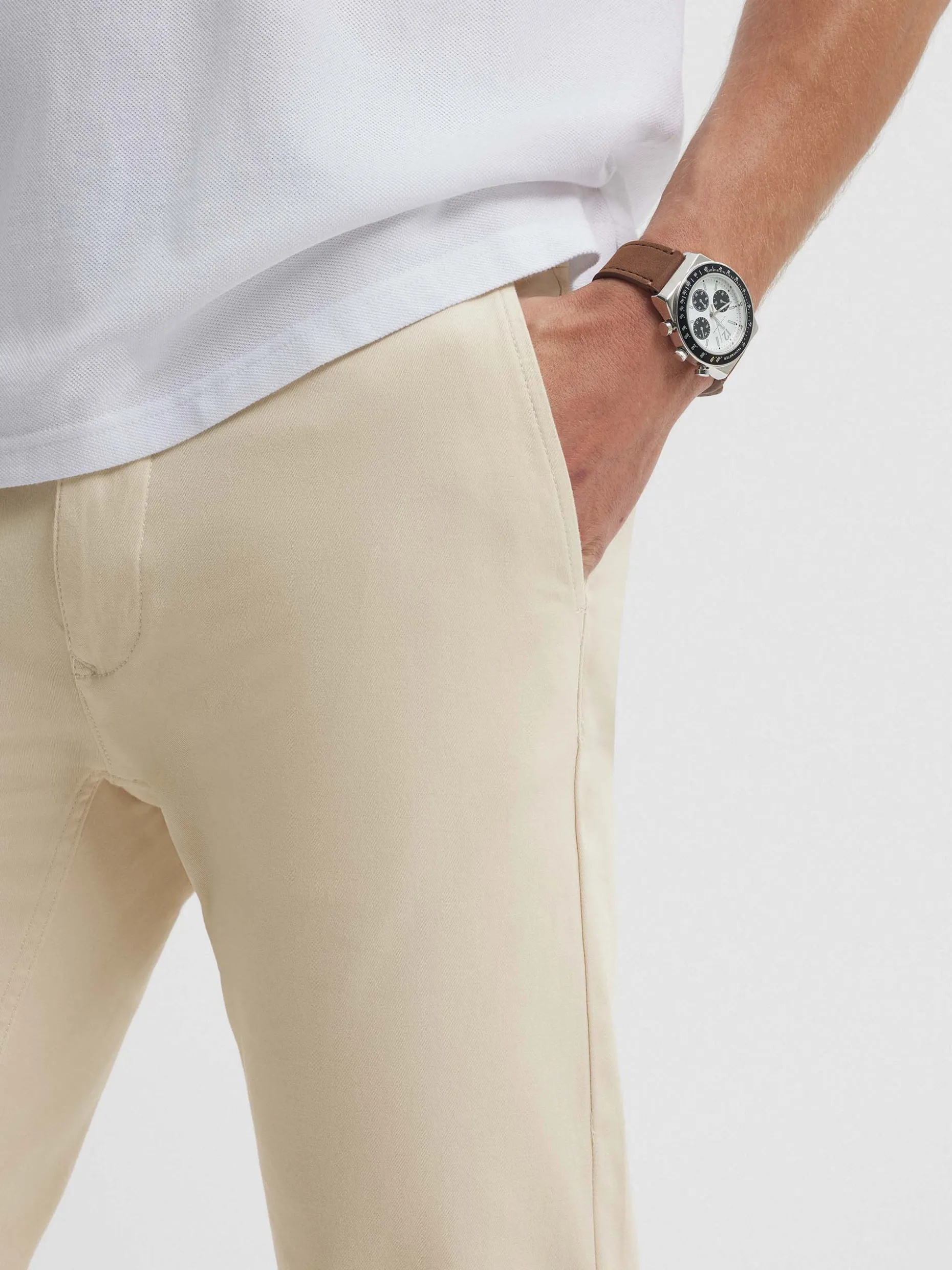 PANTALON CHINO COMFORT CRUDO