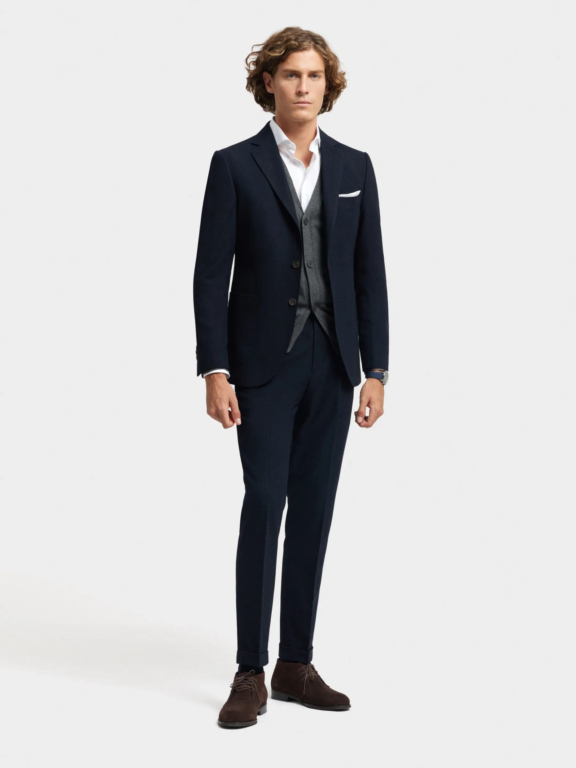 PANTALON CLASSIC TWILL AZUL MARINO